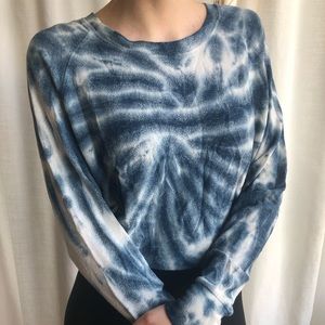 Cropped tie dye long sleeve